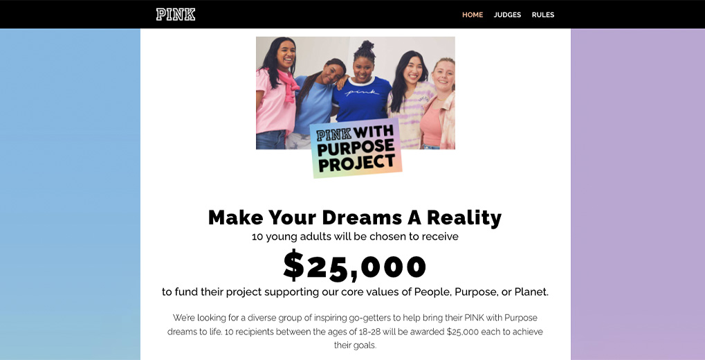 PINK with Purpose Sweepstakes Case Study Telescope.tv